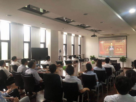 蘇鹽集團(tuán)集中收聽收看慶祝中國共產(chǎn)黨成立100周年大會(huì)盛況 蘇鹽集團(tuán)集中收聽收看慶祝中國共產(chǎn)黨成立100周年大會(huì)盛況