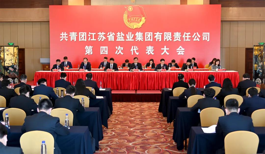 共青團(tuán)江蘇省鹽業(yè)集團(tuán)有限責(zé)任公司第四次代表大會(huì)在寧隆重召開(kāi) 共青團(tuán)江蘇省鹽業(yè)集團(tuán)有限責(zé)任公司第四次代表大會(huì)在寧隆重召開(kāi)